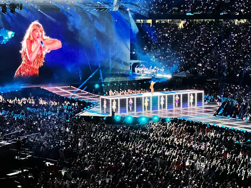 Taylor Swift performed at Gillette Stadium in May as part of the US Era's Tour. Photo by Stephen Mease.